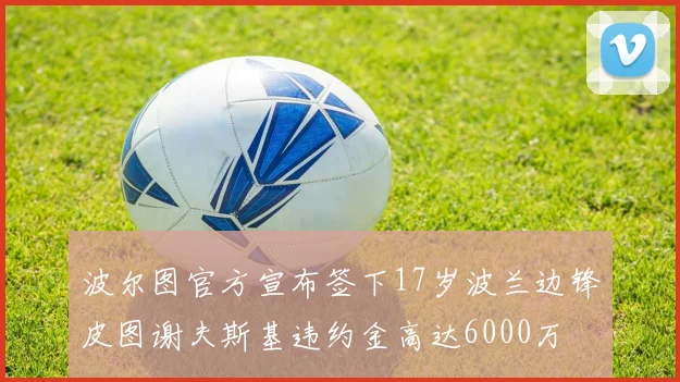 波尔图官方宣布签下17岁波兰边锋皮图谢夫斯基违约金高达6000万